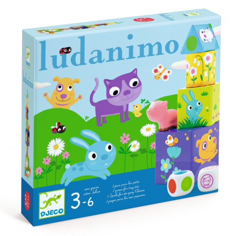 Jucarii copii 6-7 ani - Ludanimo, colectie de jocuri Djeco, 1-2 ani +