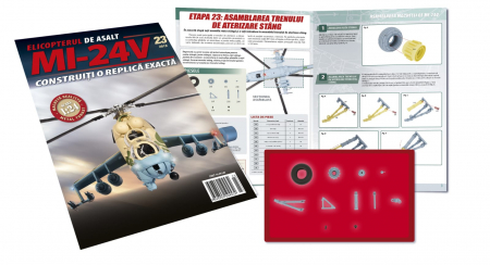 Jucarii copii 12+ ani - Macheta Elicopterului de asalt MI-24V - Machete