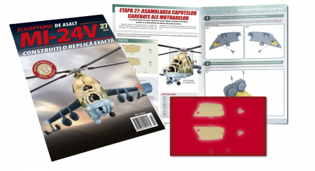 Jucarii copii 12+ ani - Macheta Elicopterului de asalt MI-24V - Machete