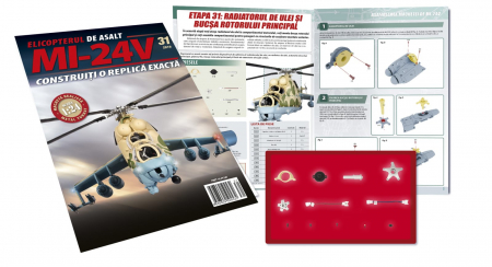 Jucarii copii 12+ ani - Macheta Elicopterului de asalt MI-24V - Machete