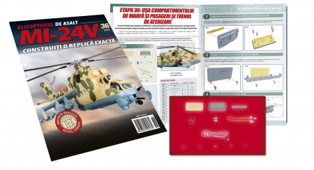 Jucarii copii 12+ ani - Macheta Elicopterului de asalt MI-24V Nr.36, Eaglemoss, 12 ani +