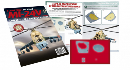 Jucarii copii 12+ ani - Macheta Elicopterului de asalt MI-24V Nr.43, Eaglemoss, 12 ani +