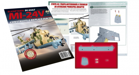 Jucarii copii 12+ ani - Macheta Elicopterului de asalt MI-24V Nr.44, Eaglemoss, 12 ani +
