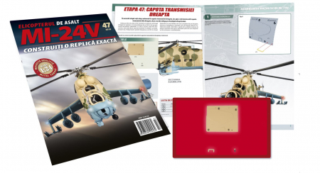 Jucarii copii 12+ ani - Macheta Elicopterului de asalt MI-24V Nr.47, Eaglemoss, 12 ani +