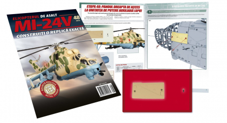 Jucarii copii 12+ ani - Macheta Elicopterului de asalt MI-24V Nr.48, Eaglemoss, 12 ani +