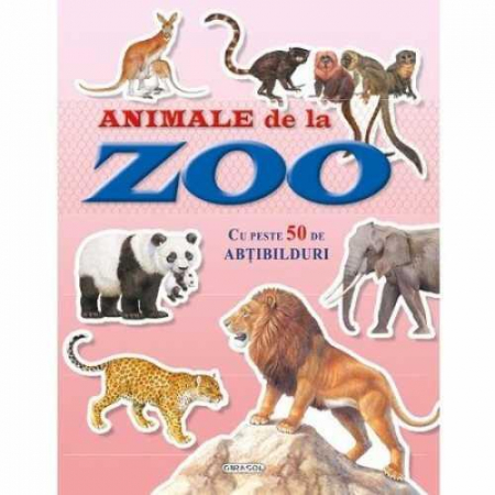 Vârsta - Mai cauta si lipeste - Animale salbatice cu peste 50 de abt., GIRASOL, 4-5 ani +