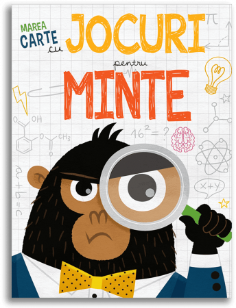 Cadouri copii - Marea carte cu jocuri pentru minte, DPH, 12 ani +