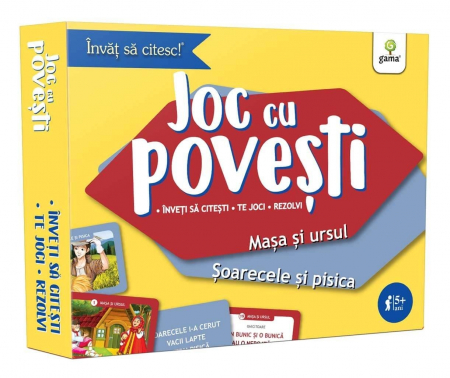 Carti educative - Masa si ursul • Soarecele si pisica - carduri pentru invatarea citirii