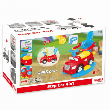 Vehicule - Masinuta 4 in 1 - Step car, DOLU, 1-2 ani +