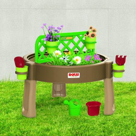 Centre de activitati - Masuta de activitati 4 in 1 pentru copii, DOLU, 2-3 ani +