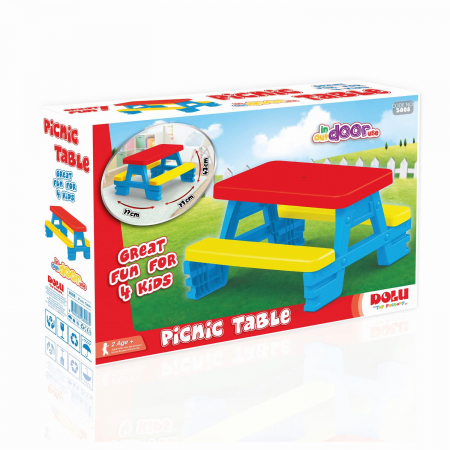 Locuri de joaca - Masuta de picnic, DOLU, 2-3 ani +