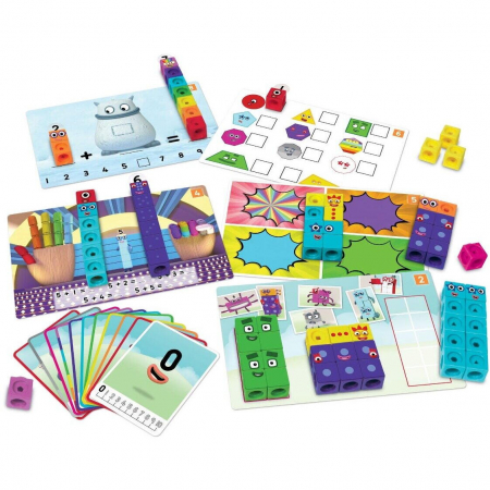 MathLink®Cubes Numberblocks in romana - Set de activitati de la 1 - 10, Learning Resources, 4-5 ani + [1]