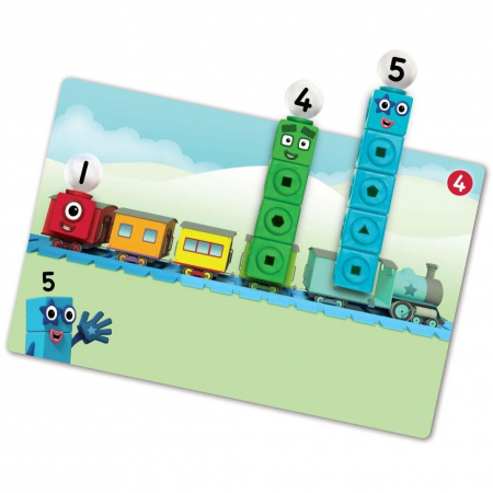 MathLink®Cubes Numberblocks in romana - Set de activitati de la 1 - 10, Learning Resources, 4-5 ani + [2]