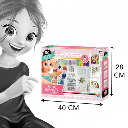 Mega kit pentru bratari, BUKI France, 8-9 ani + [6]