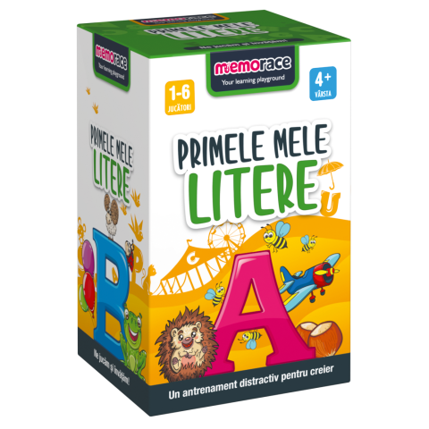 Jocuri de societate - Memorace - Primele mele litere,  +4 ani
