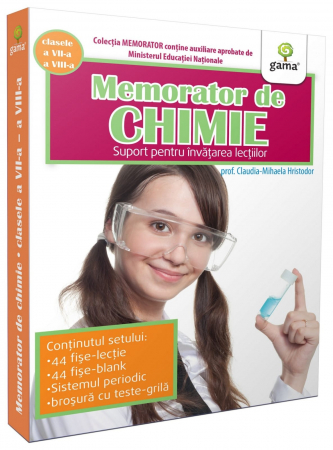 Jucarii baieti - Memorator de chimie. Clasele a VII-a a VIII-a, Editura Gama, 12 ani +