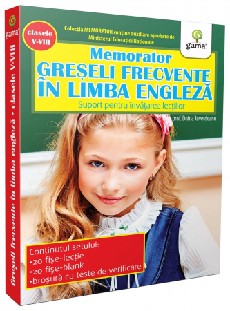 Jucarii baieti - Memorator de engleză. Greşeli frecvente în limba engleză, Editura Gama, 12 ani +