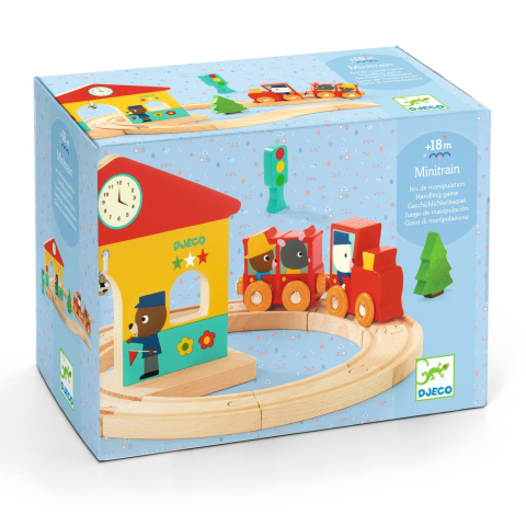 Seturi de construit - Mica statie de tren Djeco