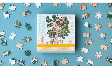 Micro-Puzzle Copacul anotimpurilor, Londji, 6-7 ani + [1]