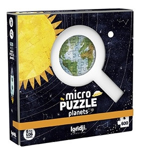 Vârsta - Micro puzzle Londji 600 piese, cosmos, 6-7 ani +