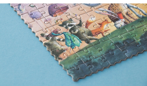 Micro-Puzzle Unicorn, Londji, 6-7 ani + [4]