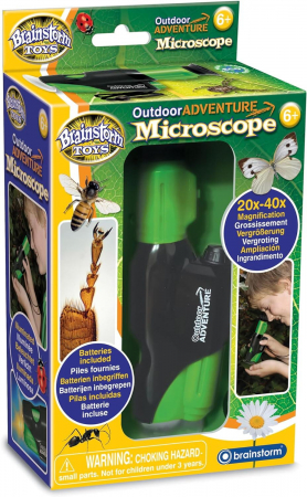 Produse - Microscop portabil cu LED, Brainstorm, 6-7 ani +