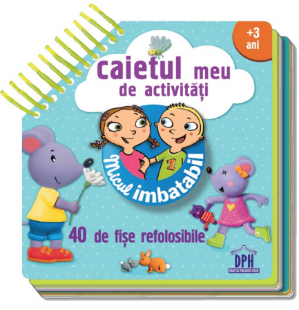 Carti pentru copii - Micul imbatabil - Caietul meu de activități, DPH, 2-3 ani +