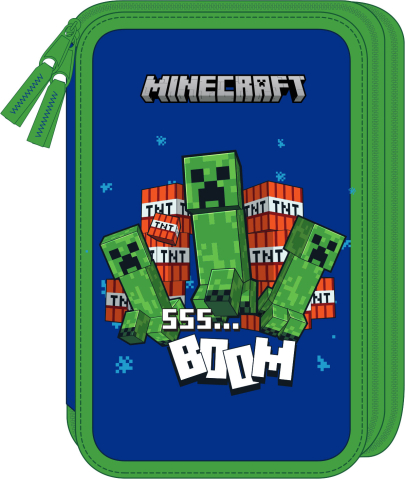 MINECRAFT Penar scolar echipat 2 compartimente [1]