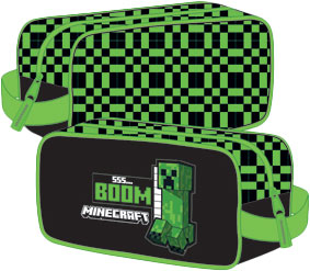 Ghiozdane si accesorii - MINECRAFT Penar scolar neechipat 1 compartiment 23x9x10 cm