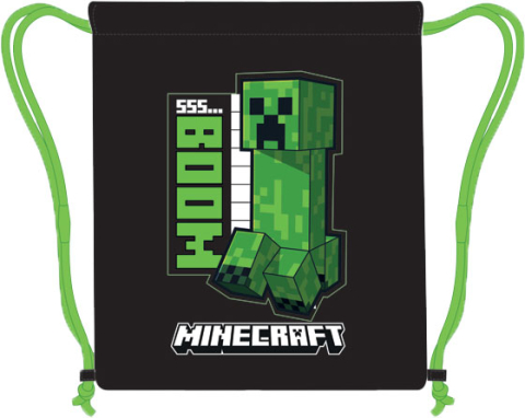Ghiozdane si accesorii - MINECRAFT, sac sport cu snur, 42x31 cm