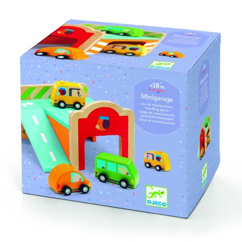 Vârsta - Mini garaj Djeco, 1-2 ani +