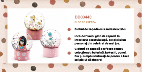 Mini glob Djeco Balerina [3]