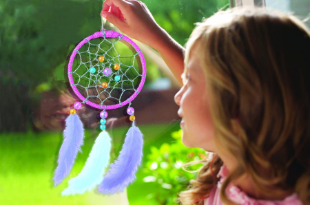 Jocuri creative - Mini set creativ - Dreamcatcher, LittleCraft, + 5 ani