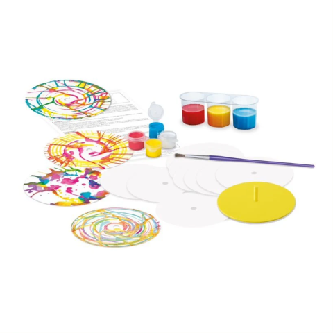 Mini set creativ - Roata Pictorului Spin Art, LittleCraft [1]