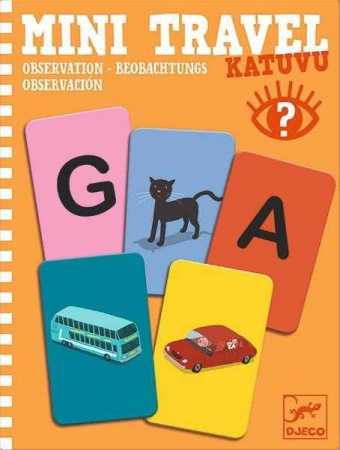 Jucarii copii 2-3 ani - Mini travel Djeco joc de observatie, 2-3 ani +
