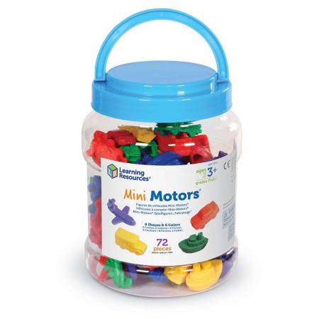 Mini vehicule pentru numarat - set 72 buc, Learning Resources, 2-3 ani + [3]