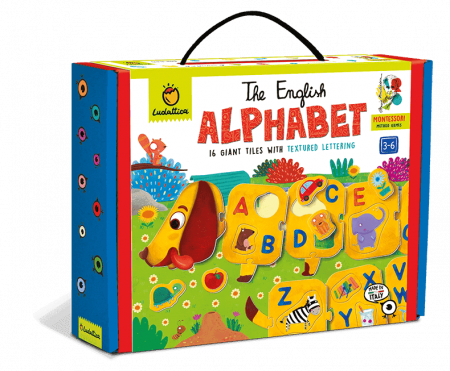 Vârsta - Joc Montessori - Puzzle Alfabet – Cățelul Prietenos, 3-6 ani, Ludattica