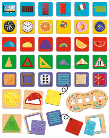 Joc Montessori Forme geometrice si culori, Ludattica, 3-6 ani [1]