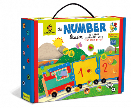 Vârsta - Joc Montessori Trenuletul numerelor, 3- 6 ani, Ludattica