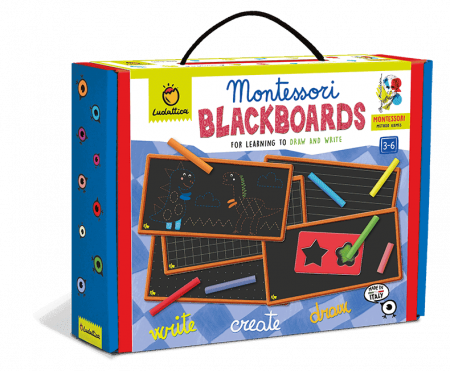 Vârsta - Joc Montessori - tablite de scriere, 3-6 ani, Ludattica