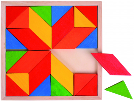 Vârsta - Mozaic, BIGJIGS Toys, 2-3 ani +