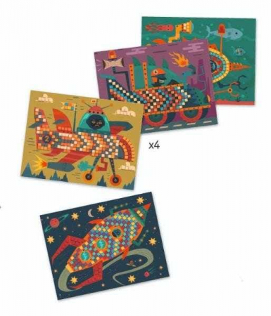 Mozaic Djeco, La volan, 6-7 ani + [1]