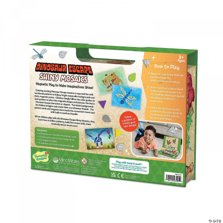 Mozaic magnetic - Salvarea dinozaurilor, Dinosaur Escape, Peaceable Kingdom + 3 ani [1]