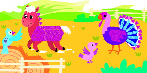 Mozaic Prima mea carte de povesti - Animale de ferma [3]