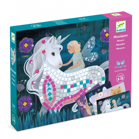 Vârsta - Mozaic Unicornul fermecat, Djeco, 6-7 ani +