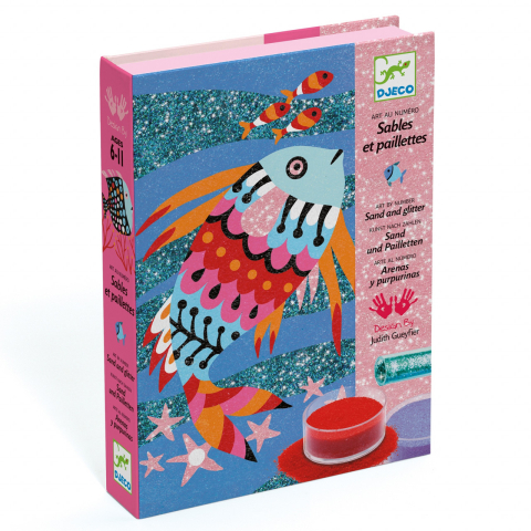 Vârsta - Nisip colorat Djeco Pesti stralucitori, 6-7 ani +