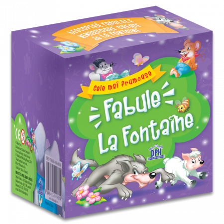 Carti de povesti - Cele mai frumoase fabule: La Fontaine - 5 carti, DPH, 2 ani +