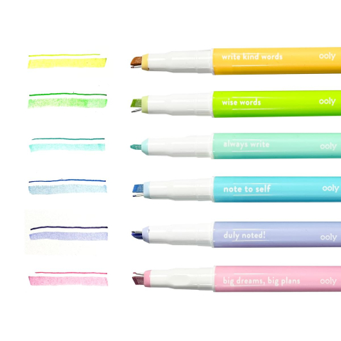 Notat! - Pixuri cu varf microfin si markere 2-in-1 - Set de 6 [1]