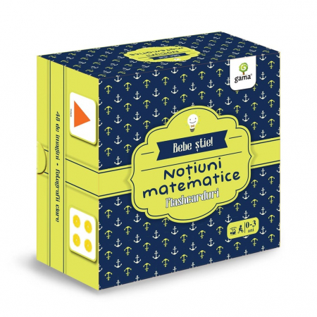 Cadouri copii - Noțiuni matematice, Editura Gama, 0-1 ani +