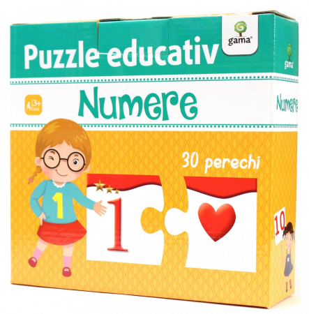 Jucarii copii 4-5 ani - Numere, Editura Gama, 30 de Perechi, 2-3 ani +